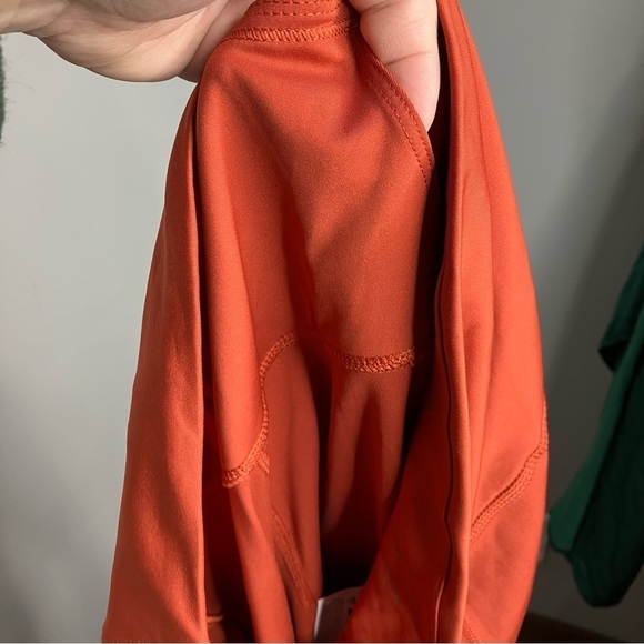 Nike dri-fit yoga 7/8 high waist tights size large burnt orange - Picture 8 of 8